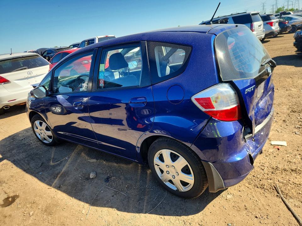 2013 Honda Fit VIN JHMGE8G37DC019629 COPART salvage auction — FRONT END, Il - Salvage Certificate, sold $950 on 2026-07-14 (photo 2)