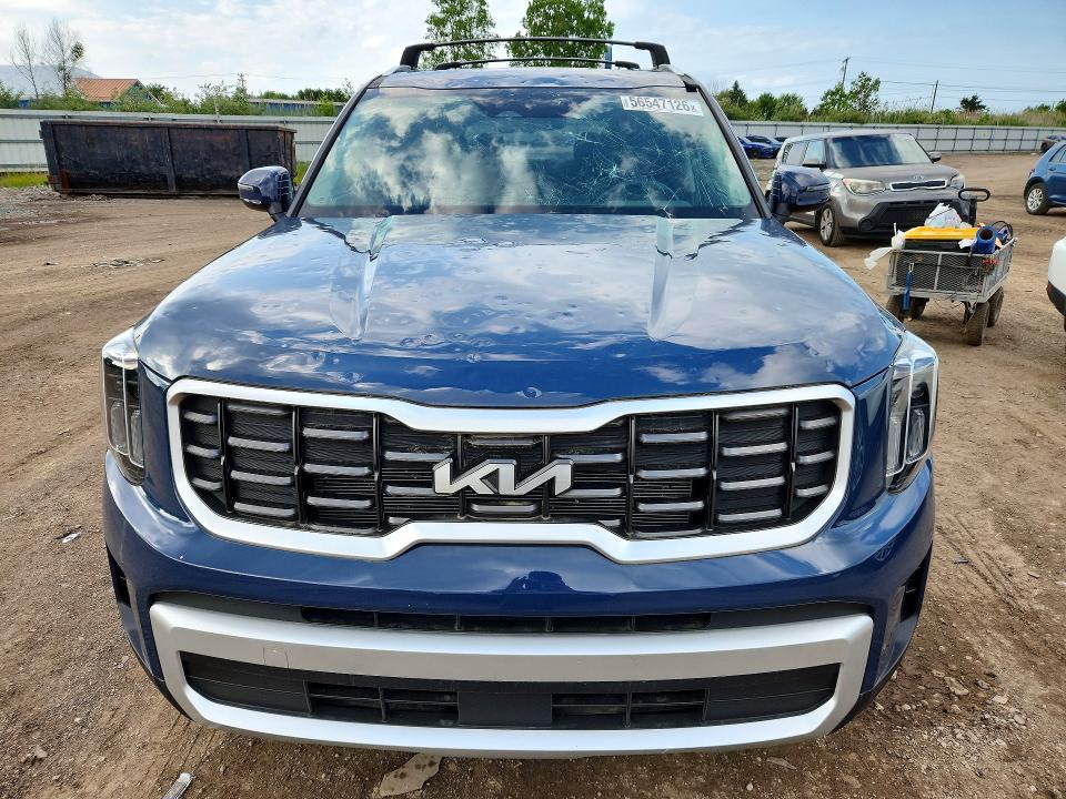 2024 Kia Telluride VIN 5XYP6DGC9RG556206 COPART salvage auction — HAIL, Oh - Cert Of Title-Salvage, sold $5,000 on 2026-07-16 (photo 5)