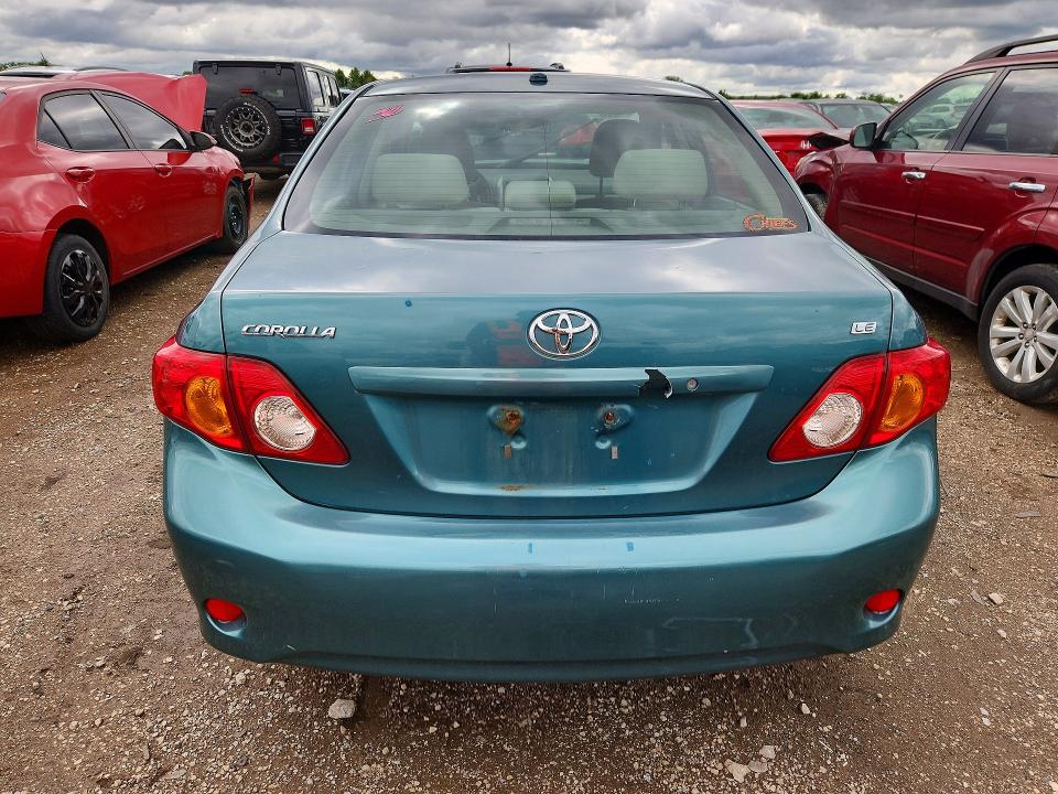 2009 Toyota Corolla VIN JTDBL40E99J014604 COPART salvage auction — FRONT END, Il - Salvage Certificate, sold $275 on 2026-07-28 (photo 6)