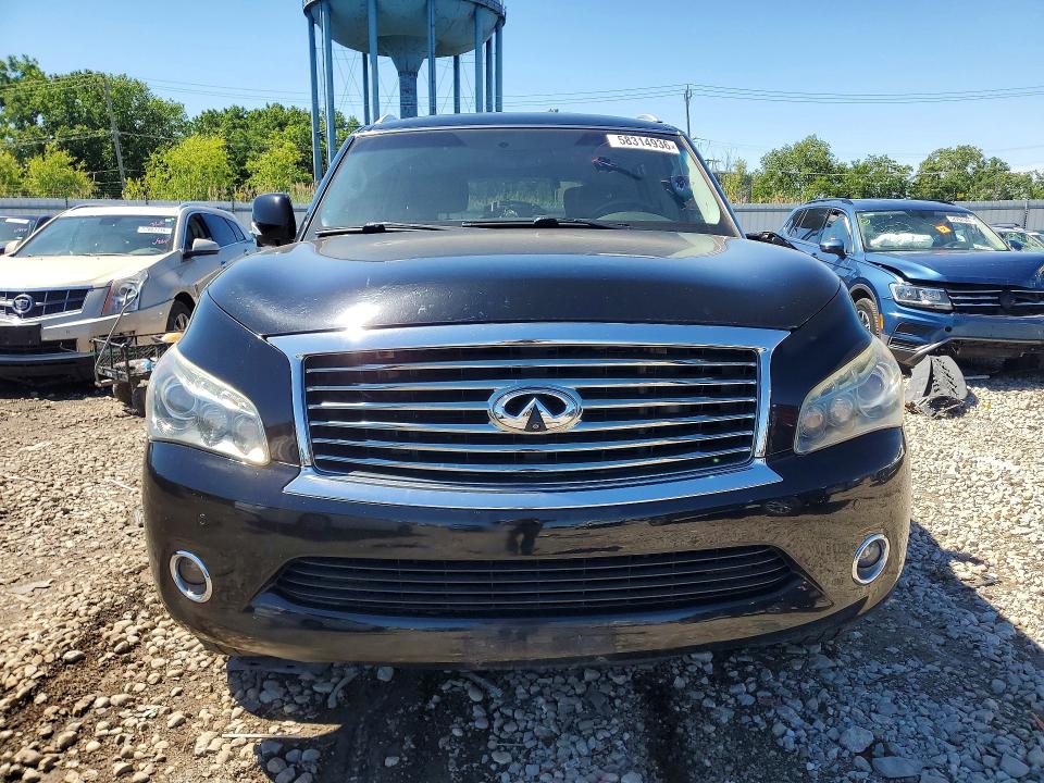 2012 Infiniti VIN JN8AZ2NE5C9018296 COPART salvage auction — SIDE, Il - Salvage Certificate, sold $1,900 on 2026-07-29 (photo 5)