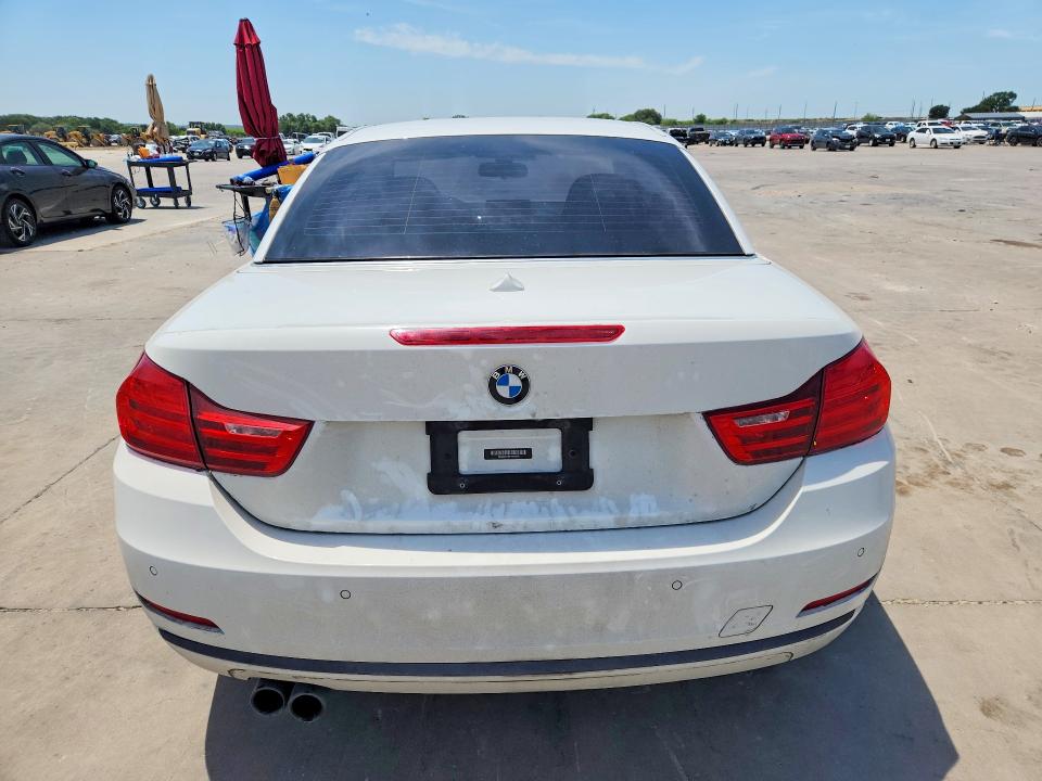 2017 BMW 4er VIN WBA4U7C36H5H20292 COPART salvage auction — WATER/FLOOD, Tx - Salvage Title-Flood Damage, sold $4,550 on 2026-08-20 (photo 6)