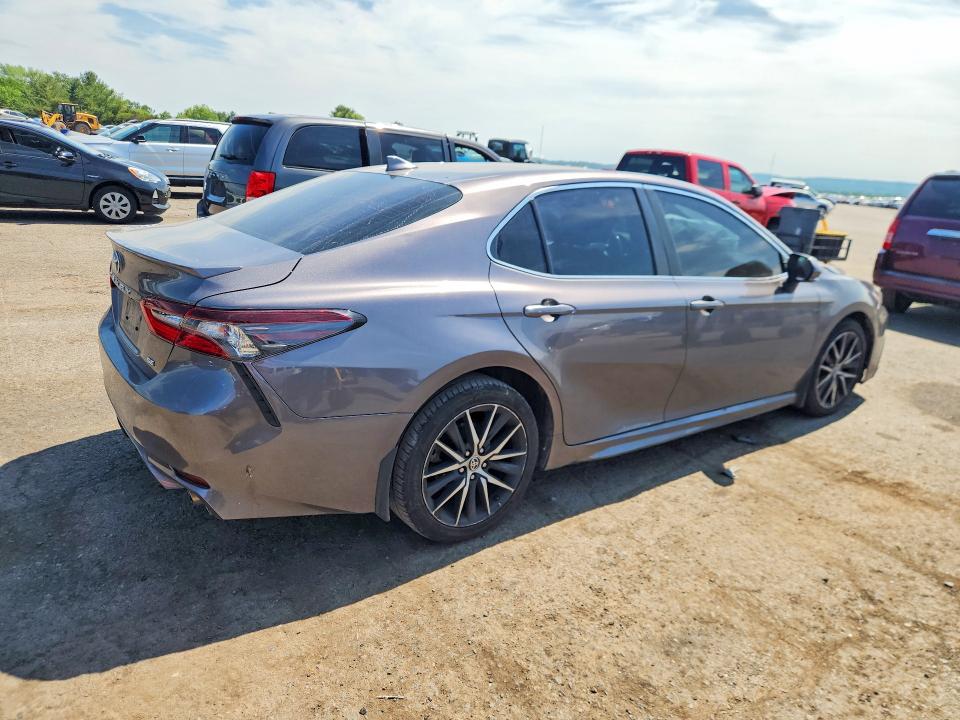 2022 Toyota Camry VIN 4T1G11AK7NU631602 COPART salvage auction — FRONT END, Pa - Certificate Of Salvage, sold $4,450 on 2026-07-02 (photo 3)