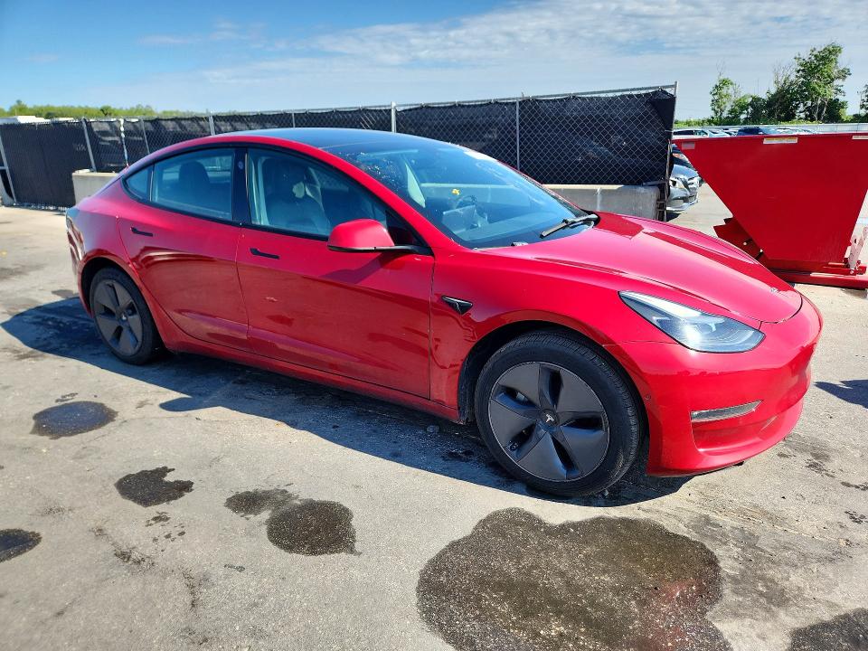 2021 Tesla Model 3 VIN 5YJ3E1EBXMF902886 COPART salvage auction — MINOR DENT/SCRATCHES, Fl - Certificate Of Title, sold $11,100 on 2026-07-27 (photo 4)