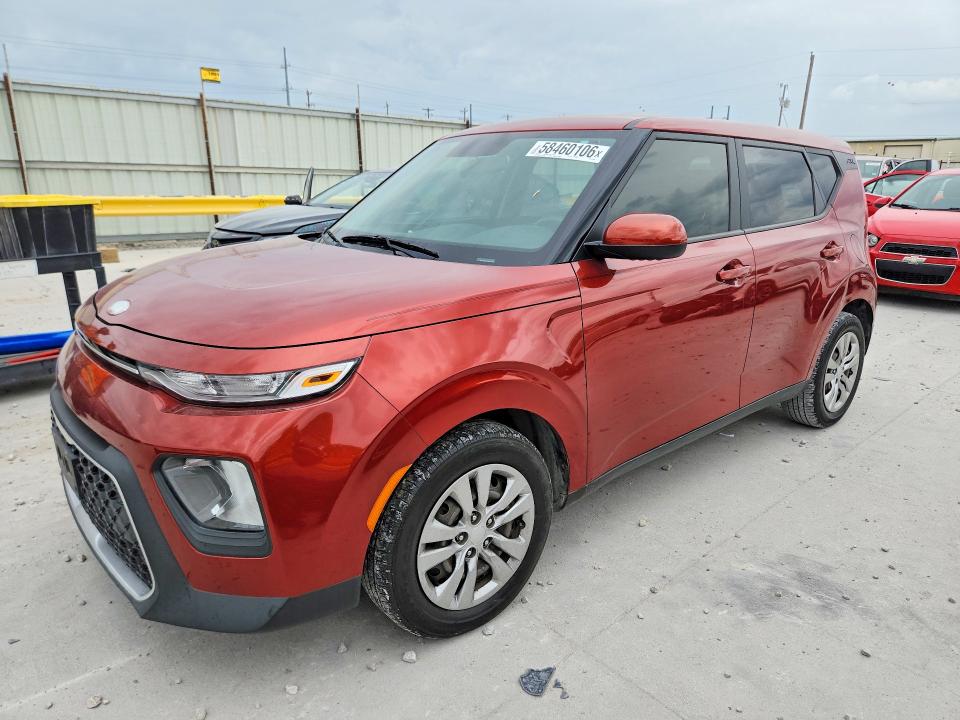 2020 Kia VIN KNDJ23AU3L7037458 COPART salvage auction — FRONT END, TX - SALVAGE VEHICLE TITLE (P), sold $2,750 on 2026-07-17 (photo 1)