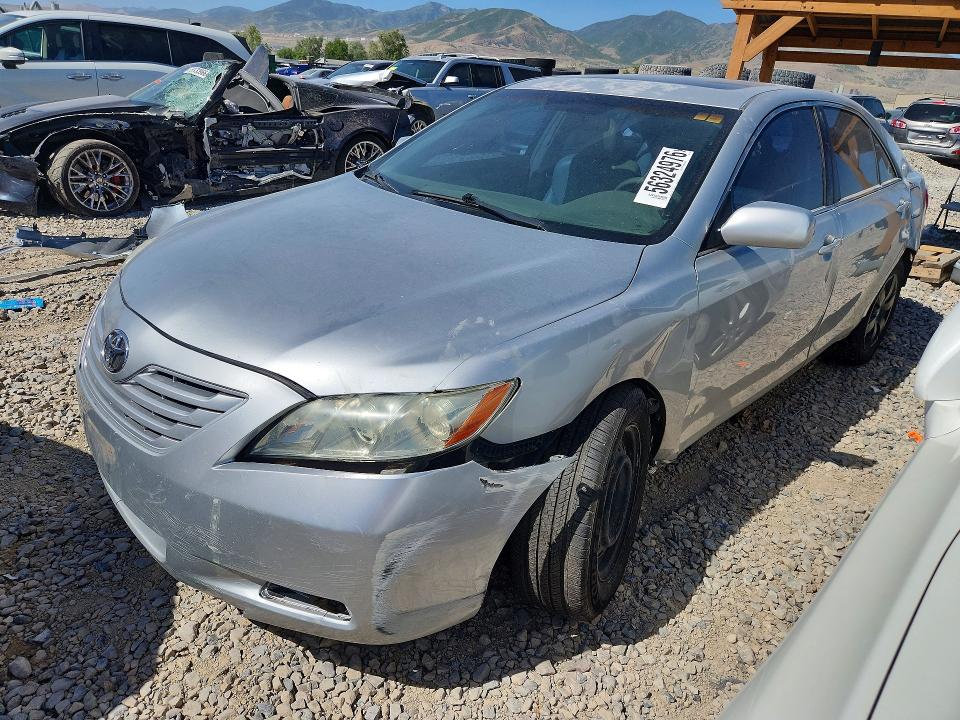 2007 Toyota Camry VIN 4T1BE46K87U102493 COPART salvage auction — NORMAL WEAR, Ut - Certificate Of Title, sold $450 on 2026-07-10 (photo 1)