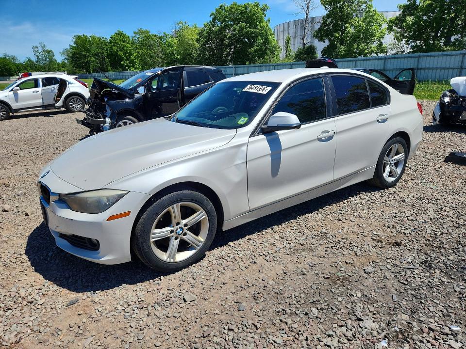 2015 BMW 3er VIN WBA3B1C50FP831533 COPART salvage auction — FRONT END, Ny - Mv-907A Salvage Certificate, sold $1,300 on 2026-07-13 (photo 1)