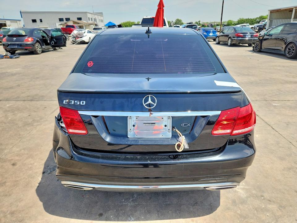 2014 Mercedes-benz E-klasse VIN WDDHF5KB4EA821834 COPART salvage auction — REAR END, Tx - Salvage Vehicle Title, sold $3,150 on 2026-07-30 (photo 6)