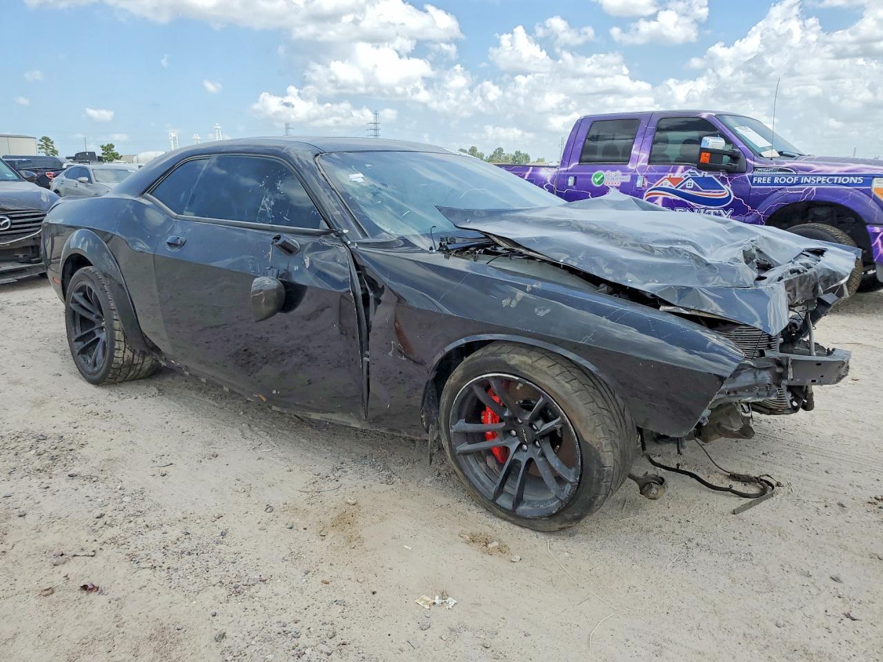2020 Dodge Challenger VIN 2C3CDZL93LH214355 COPART salvage auction — Front End, CA - SALVAGE CERTIFICATE, sold $19,600 on 2026-07-02 (photo 4)
