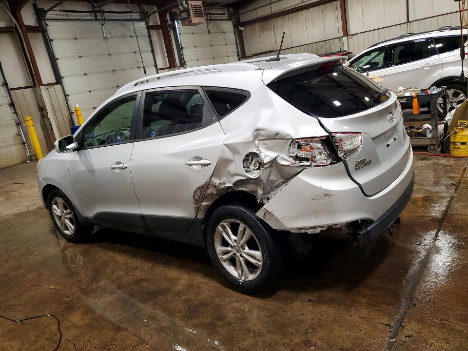 2012 Hyundai VIN KM8JU3AC5CU435222 COPART salvage auction — REAR END, Pa - Certificate Of Salvage, sold $1,950 on 2026-07-17 (photo 2)