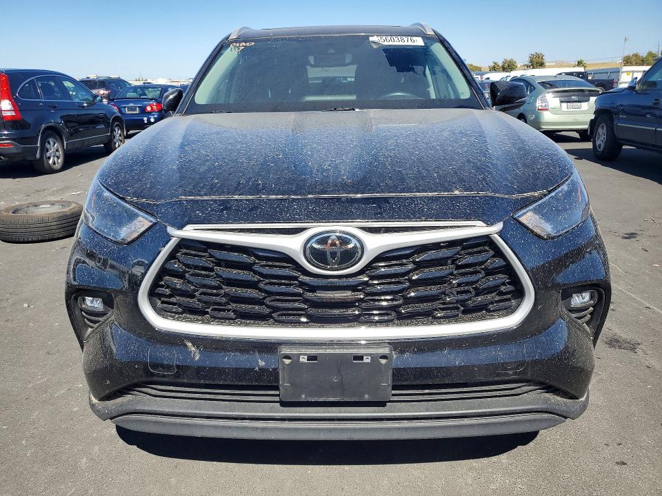2023 Toyota Highlander VIN 5TDKDRAHXPS044486 COPART salvage auction — SIDE, Ca - Salvage Certificate, sold $16,200 on 2026-07-08 (photo 5)