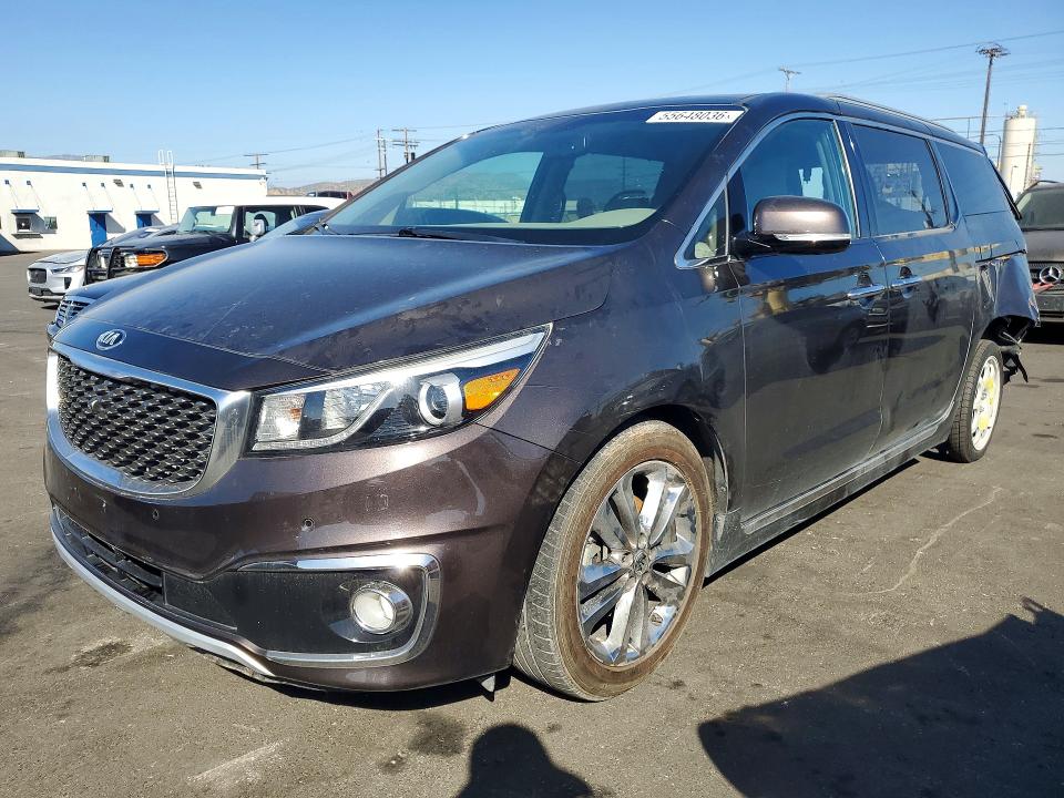 2017 Kia SEDONA VIN KNDME5C15H6343979 COPART salvage auction — REAR END, Ne - Dis/Dlr/Exp Only Salvage Title, sold $975 on 2026-07-08 (photo 1)