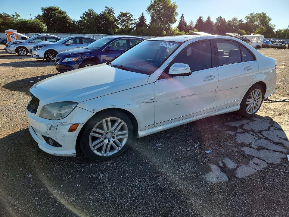2009 Mercedes-benz C-klasse VIN WDDGF81X89R069220 COPART salvage auction — SIDE, Il - Salvage Certificate, sold $350 on 2026-07-16 (photo 1)