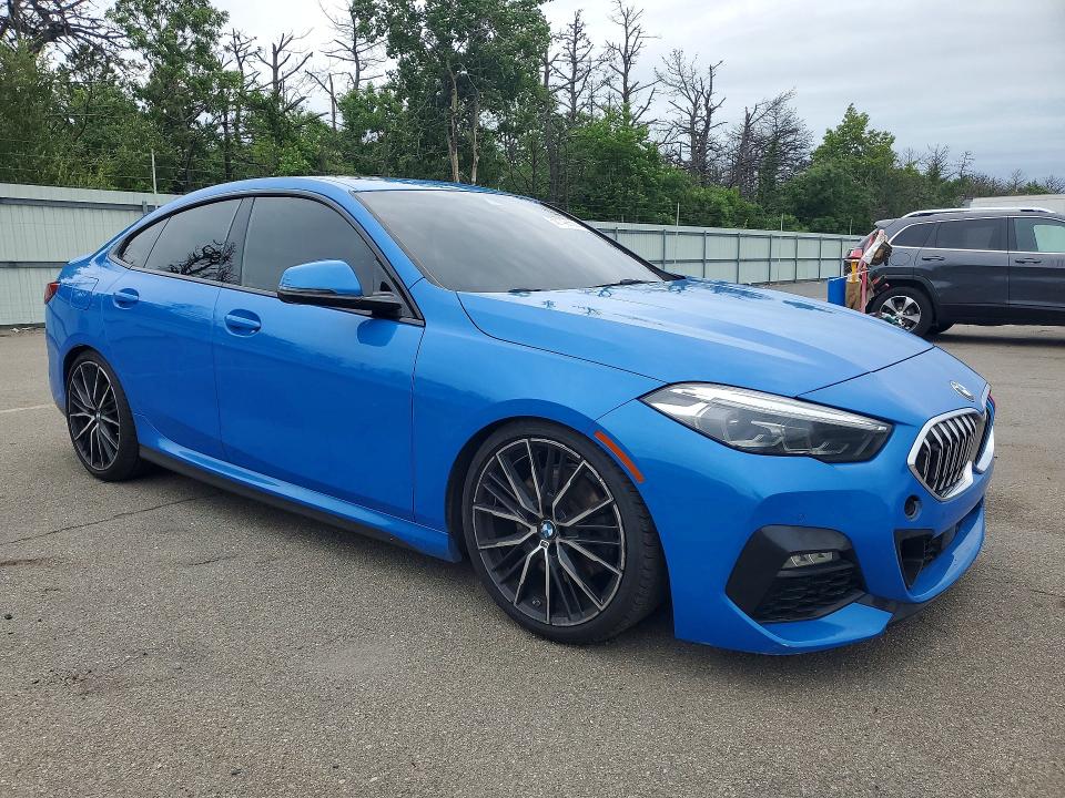 2021 BMW 2er VIN WBA73AK0XM7G99918 COPART salvage auction — REAR END, Ny - Mv-907A Salvage Certificate, sold $9,200 on 2026-07-20 (photo 4)