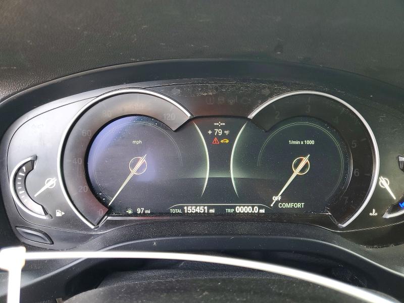 2019 BMW X3 VIN 5UXTR7C55KLF24525 COPART salvage auction — REAR END, Ca - Dis/Dlr/Exp Only Clean Title, sold $7,700 on 2026-07-21 (photo 9)