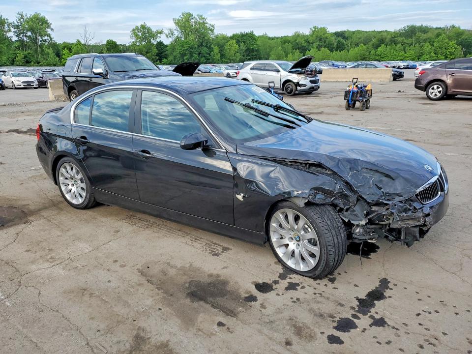 2008 BMW 3 series VIN WBAVD535X8A283525 COPART salvage auction — FRONT END, NY - MV-907A SALVAGE CERTIFICATE, sold $350 on 2026-07-21 (photo 4)