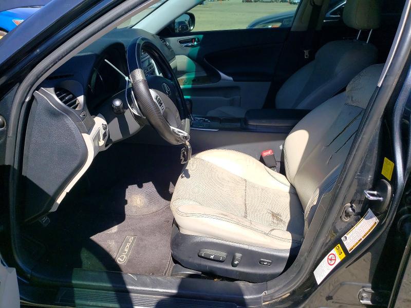 2011 Lexus Is 250 VIN JTHCF5C20B5046308 COPART salvage auction — FRONT END, Ca - Salvage Certificate, sold $625 on 2026-07-21 (photo 7)