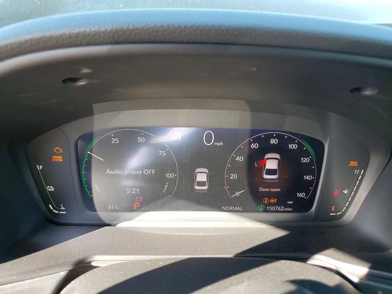2023 Honda Accord VIN 1HGCY2F53PA055990 COPART salvage auction — FRONT END, Ca - App For Dup Salvage Or Ac, sold $4,350 on 2026-07-24 (photo 9)