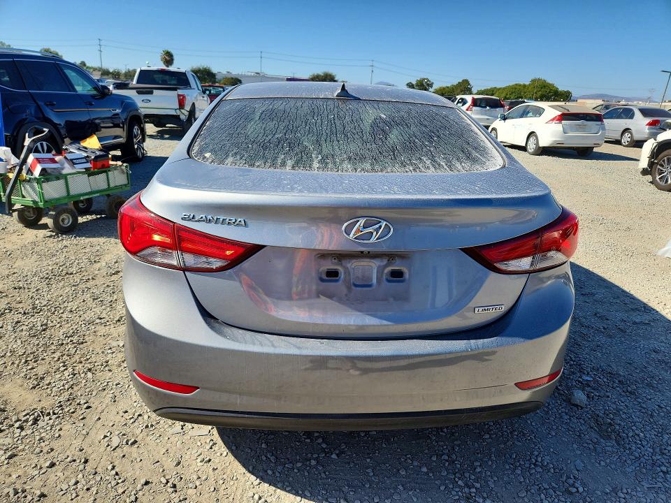 2014 Hyundai VIN KMHDH4AE3EU204461 COPART salvage auction — FRONT END, CA - SALVAGE CERTIFICATE, sold $1,800 on 2026-07-24 (photo 6)