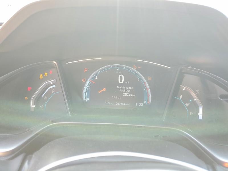 2020 Honda Civic VIN SHHFK7H61LU203005 COPART salvage auction — FRONT END, Sc - Cert Of Title-Salvage, sold $4,250 on 2026-07-24 (photo 9)