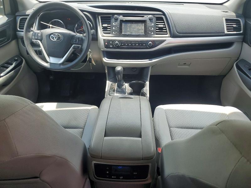 2016 Toyota Highlander VIN 5TDZARFH1GS019346 COPART salvage auction — REAR END, Al - Cert Of Title-Salvage Title, sold $6,000 on 2026-07-07 (photo 8)