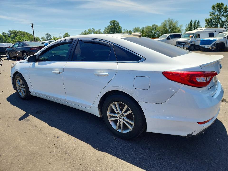 2017 Hyundai VIN 5NPE24AF1HH485046 COPART salvage auction — REAR END, Ca - Certificate Of Title (P), sold $625 on 2026-07-27 (photo 2)