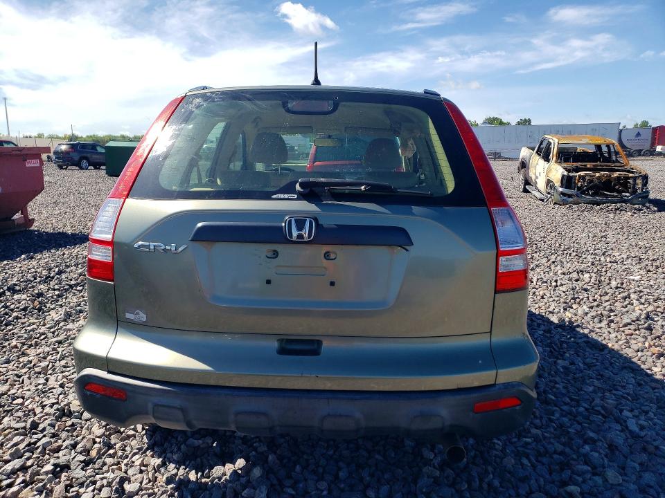 2007 Honda Cr-v VIN JHLRE48347C071034 COPART salvage auction — FRONT END, In - Cert Of Title-Salvage Title, sold $700 on 2026-07-21 (photo 6)