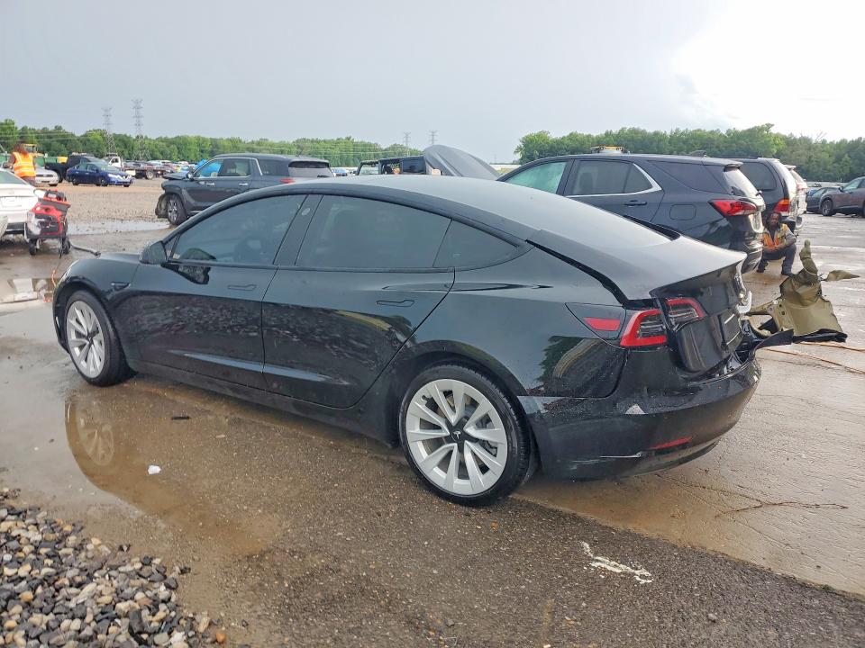 2021 Tesla Model 3 VIN 5YJ3E1EB6MF974989 COPART salvage auction — REAR END, Tn - Salvage Certificate, sold $5,400 on 2026-07-23 (photo 2)