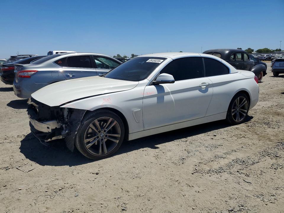 2018 BMW 4er VIN WBA4Z1C54JEC59678 COPART salvage auction — FRONT END, Ca - Salvage Certificate, sold $3,850 on 2026-07-14 (photo 1)