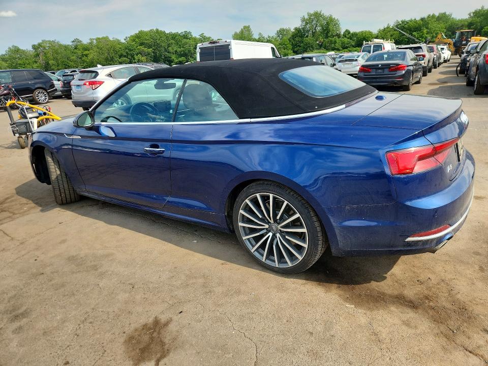 2018 Audi VIN WAUYNGF50JN001232 COPART salvage auction — FRONT END, Ct - Cert Of Title-Salvage, sold $2,150 on 2026-07-24 (photo 2)