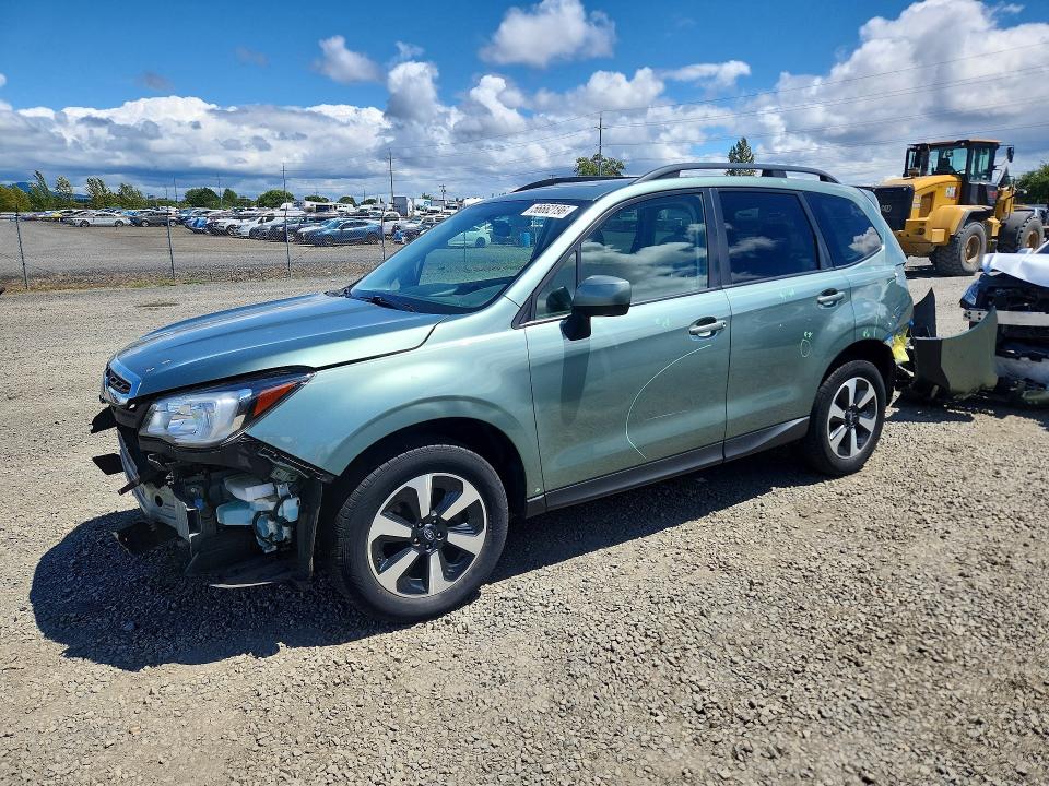 2018 Subaru Forester VIN JF2SJAEC1JH610508 COPART salvage auction — FRONT END, Or - Salvage Title Certificate, sold $2,150 on 2026-07-28 (photo 1)