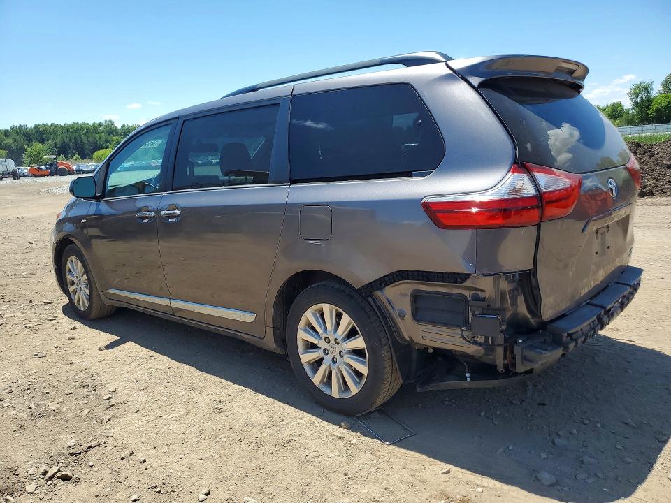 2016 Toyota Sienna VIN 5TDDK3DC2GS140799 COPART salvage auction — REAR END, Oh - Cert Of Title-Salvage, sold $3,600 on 2026-07-09 (photo 2)
