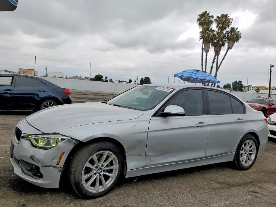 2018 BMW 3er VIN WBA8A9C50JAD27697 COPART salvage auction — FRONT END, CA - SALVAGE CERTIFICATE, sold $3,950 on 2026-08-21 (photo 1)