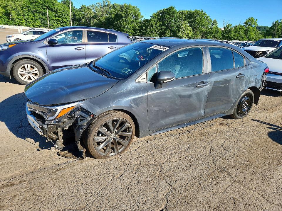 2025 Toyota Corolla VIN 5YFP4MCE6SP220267 COPART salvage auction — FRONT END, Ny - Mv-907A Salvage Certificate, sold $6,300 on 2026-07-09 (photo 1)