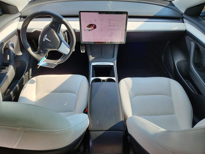 2021 Tesla Model 3 VIN 5YJ3E1EB7MF047435 COPART salvage auction — FRONT END, NY - MV-907A SALVAGE CERTIFICATE, sold $6,900 on 2026-07-28 (photo 8)