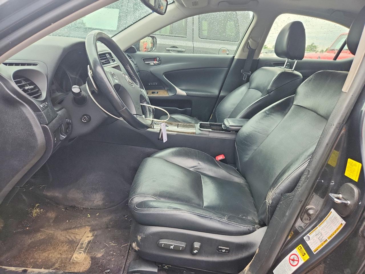 2010 Lexus IS 250 VIN JTHCF5C2XA5043981 COPART salvage auction — Front End, WV - SALVAGE CERTIFICATE, sold $1,250 on 2026-06-25 (photo 7)