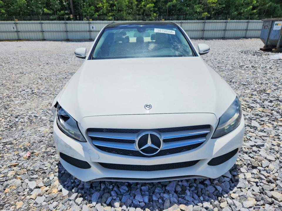 2018 Mercedes-benz C-klasse VIN WDDWF4JB3JR330833 COPART salvage auction — FRONT END, Ga - Cert Of Title-Salvage, sold $5,400 on 2026-08-11 (photo 5)