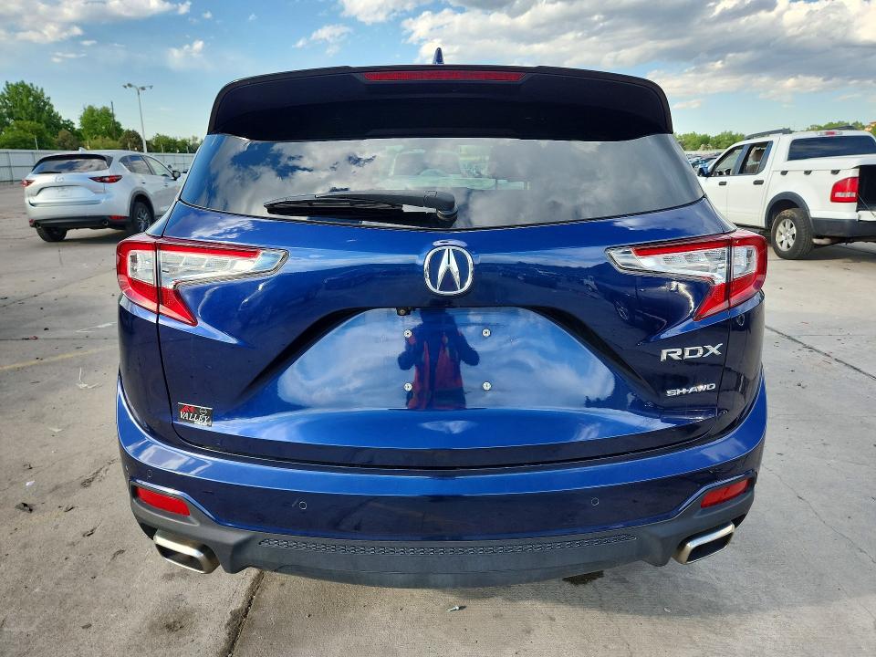 2022 Acura Rdx VIN 5J8TC2H78NL007822 COPART salvage auction — FRONT END, Co - Public - Salvage Title, sold $7,100 on 2026-07-27 (photo 6)
