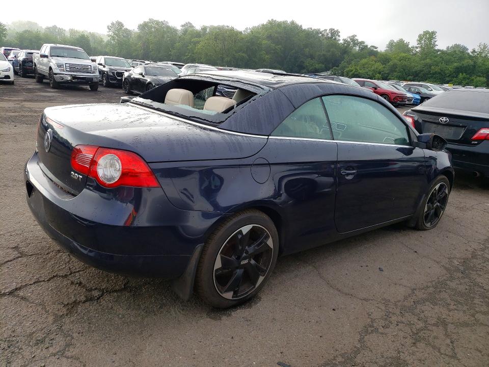 2011 Volkswagen Eos VIN WVWBA7AH1BV001201 COPART salvage auction — ROOF, Ct - Cert Of Title-Salvage, sold $475 on 2026-07-02 (photo 3)