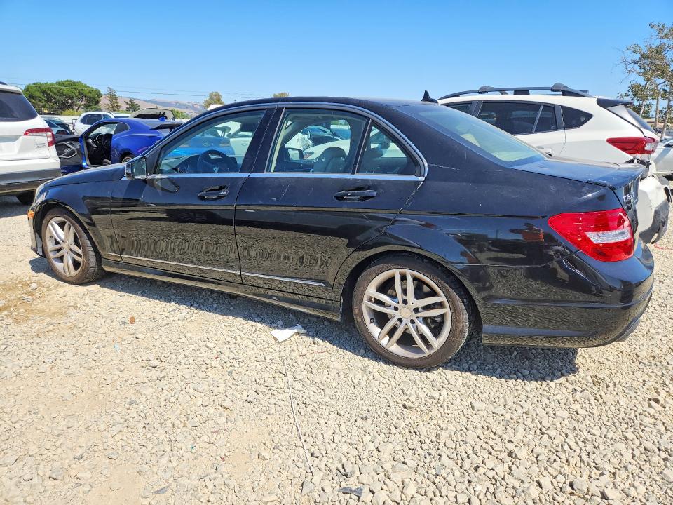 2014 Mercedes-benz C class VIN WDDGF4HB0ER306389 COPART salvage auction — FRONT END, CA - SALVAGE CERTIFICATE, sold $700 on 2026-08-06 (photo 2)