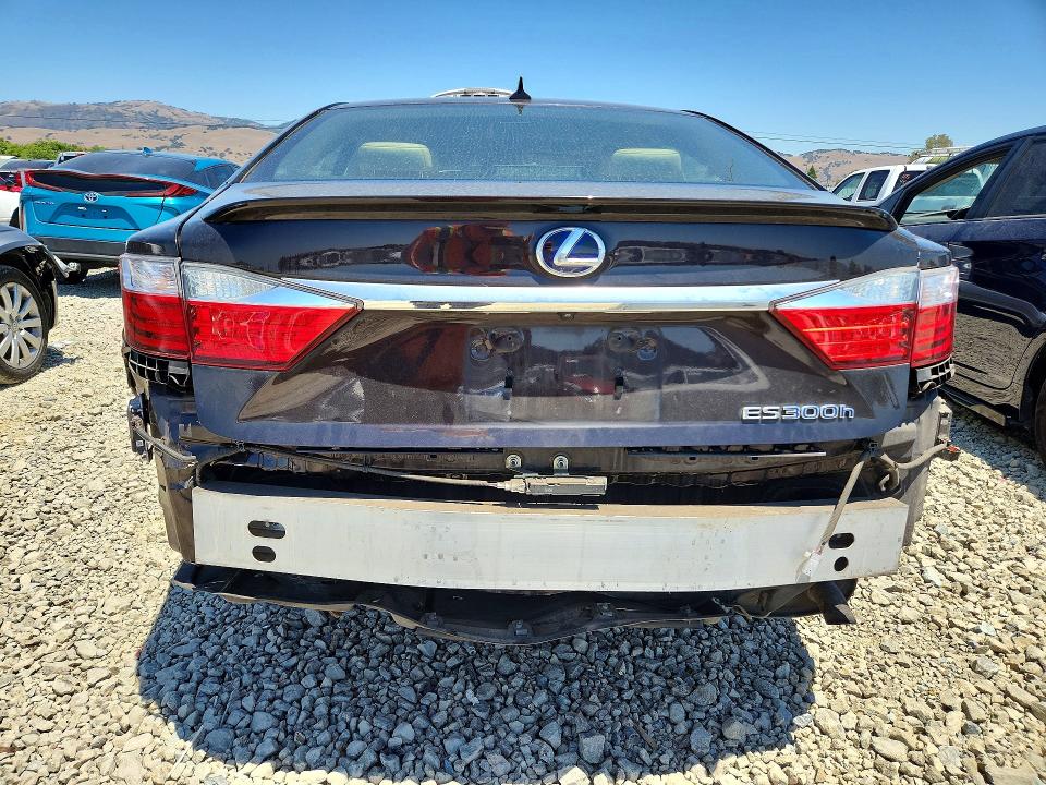 2013 Lexus ES VIN JTHBW1GG0D2021228 COPART salvage auction — FRONT END, Ca - Salvage Certificate, sold $2,750 on 2026-07-16 (photo 6)