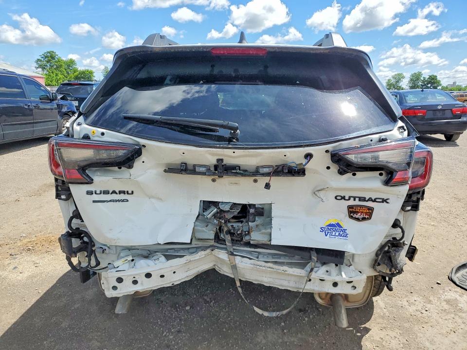 2024 Subaru Outback VIN 4S4BTHTD5R3146821 COPART salvage auction — REAR END, On - Permit Irrepairable, sold $8,500 on 2026-07-09 (photo 6)