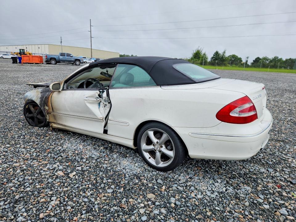 2005 Mercedes-benz Clk-klasse VIN WDBTK65G45T045303 COPART salvage auction — Burn Engine, Ga - Salvage/Fire Damage, sold $200 on 2026-07-28 (photo 2)