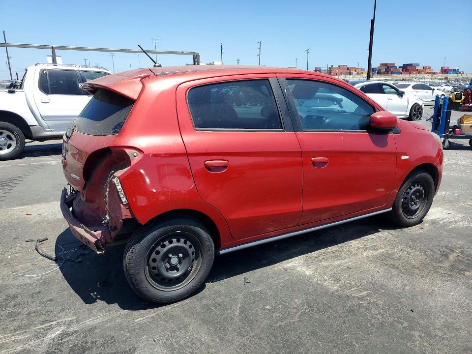 2015 Mitsubishi VIN ML32A3HJ4FH032323 COPART salvage auction — REAR END, Ca - Salvage Certificate, sold $875 on 2026-07-31 (photo 3)