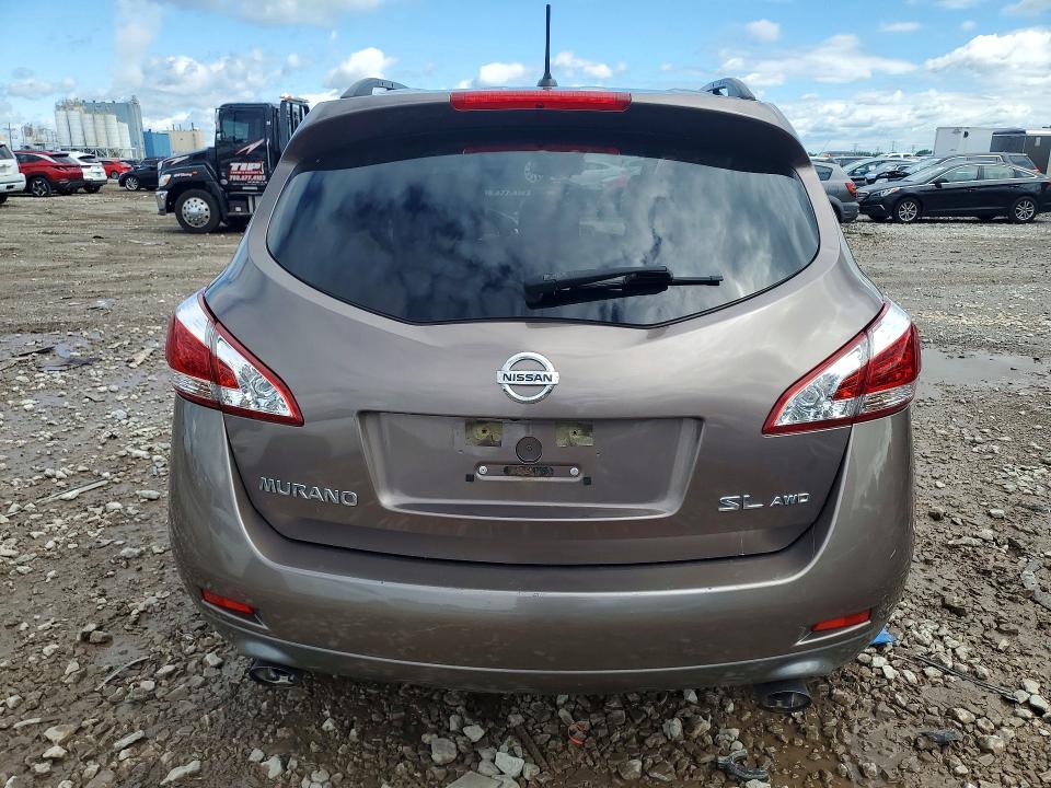 2014 Nissan VIN JN8AZ1MW1EW525673 COPART salvage auction — SIDE, IL - SALVAGE CERTIFICATE, sold $250 on 2026-07-24 (photo 6)