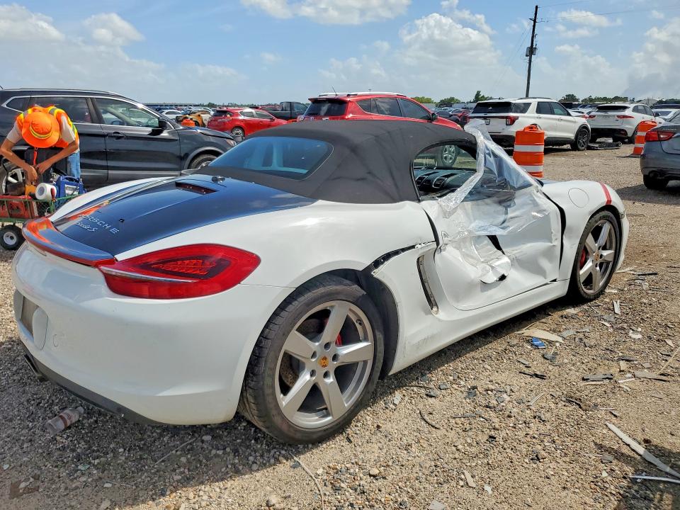 2016 Porsche VIN WP0CB2A88GS140349 COPART salvage auction — SIDE, Tx - Salvage Vehicle Title, sold $18,000 on 2026-08-17 (photo 3)