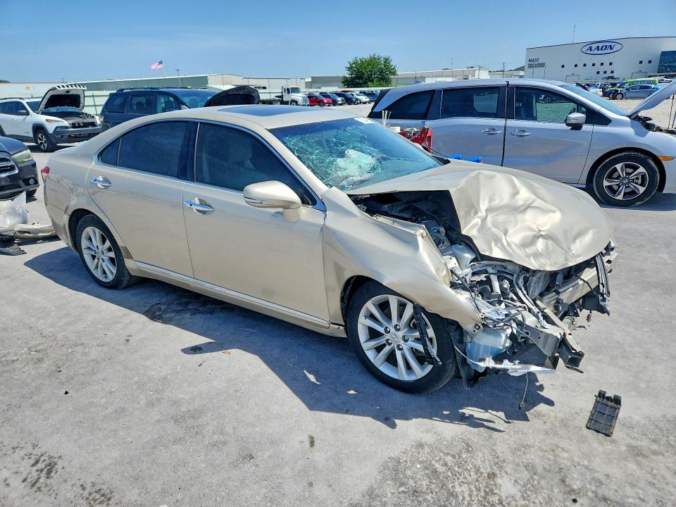 2012 Lexus ES VIN JTHBK1EG1C2499400 COPART salvage auction — FRONT END, Ok - Cert Of Title-Salvage, sold $800 on 2026-07-17 (photo 4)
