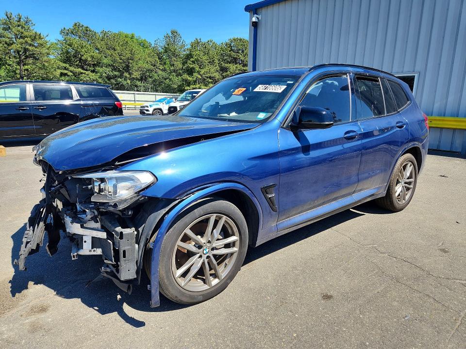 2020 BMW X3 VIN 5UXTY5C03LLT32790 COPART salvage auction — FRONT END, Wv - Certificate Of Title, sold $4,100 on 2026-07-16 (photo 1)