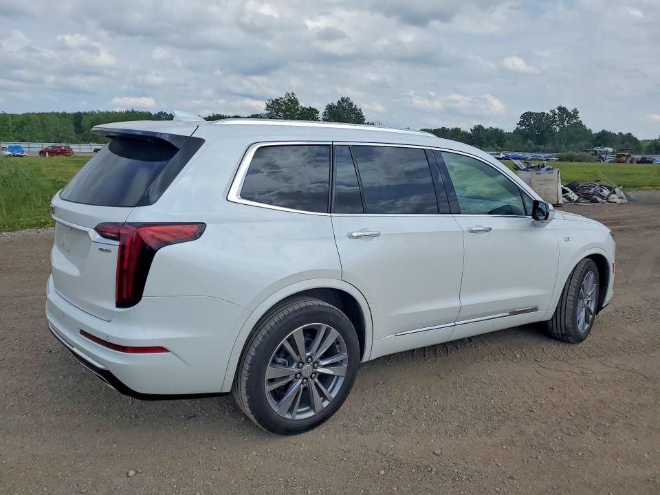 2025 Cadillac Xt6 VIN 1GYKPCRS8SZ122849 COPART salvage auction — HAIL, Oh - Cert Of Title-Salvage, sold $15,400 on 2026-07-13 (photo 3)