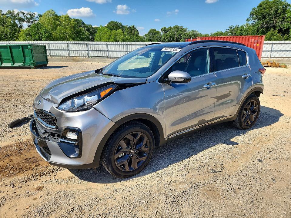 2020 Kia Sportage VIN KNDP63AC3L7708990 COPART salvage auction — FRONT END, Ms - Cert Of Title-Salvaged, sold $3,700 on 2026-07-14 (photo 1)