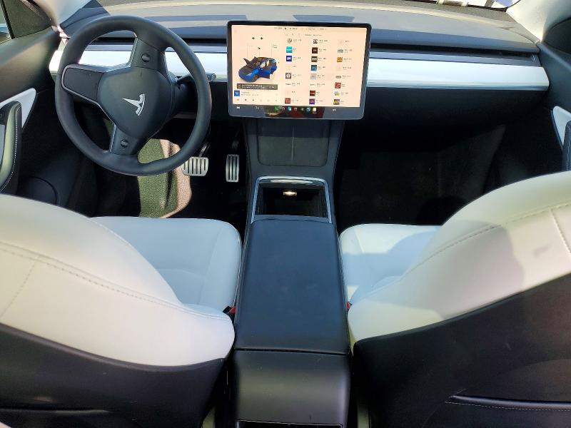 2022 Tesla Model y VIN 7SAYGDEF3NF489461 COPART salvage auction — SIDE, Ca - Salvage Certificate, sold $6,600 on 2026-07-02 (photo 8)